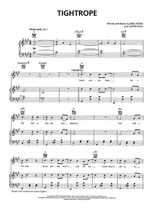 Tightrope - from The Greatest Showman Tightrope - from The Greatest Showman