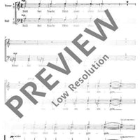 ... was dem Herzen kaum bewusst ... - Choral Score