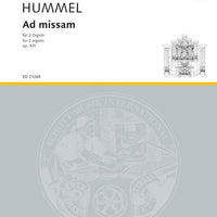 Ad missam - Score (also Performing Score)