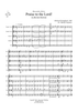 Praise to the Lord! - Score
