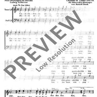 Cara madonna mia - Matona mia cara - Choral Score