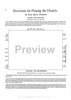 Contents and Directions - Bonus Material