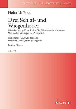 Drei Schlaf- und Wiegenlieder - Choral Score