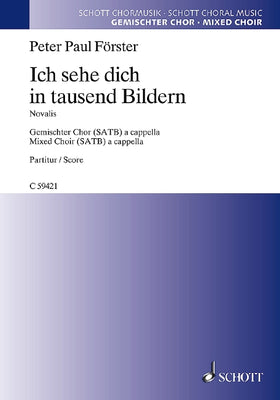 Ich sehe dich in tausend Bildern - Choral Score