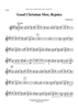 Good Christian Men, Rejoice - Bb Clarinet 2