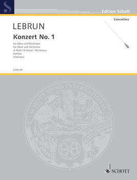 Concerto No. 1 D minor - Score