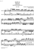 Suite  4 F Major BWV 809 - Score