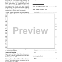 Notes and Contents - Bonus Material