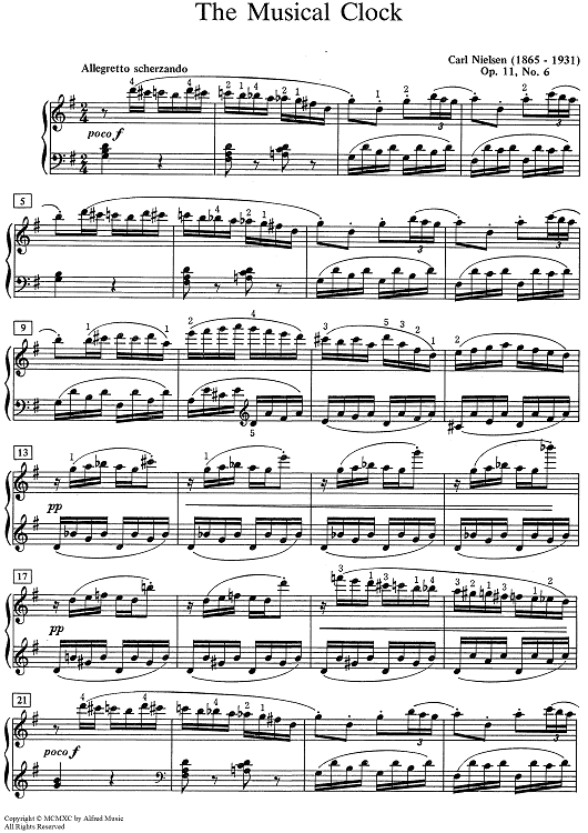 The Musical Clock [Op. 11, No. 6]