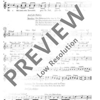 Die Heinzelmännchen - Choral Score