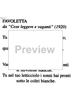 Favoletta - Score