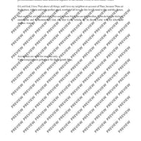 Actus caritatis - Choral Score