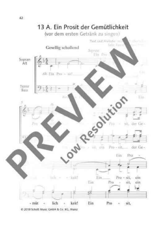 Ein Prosit Der Gemütlichkeit