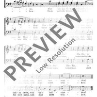 Solang man nüchtern ist - Choral Score