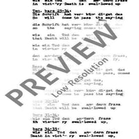 Cantata no. 4 - Full Score