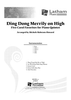 Ding Dong Merrily on High - Five Carol Favorites for Piano Quintet - Piano Score