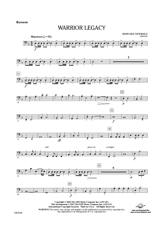 Warrior Legacy - Bassoon