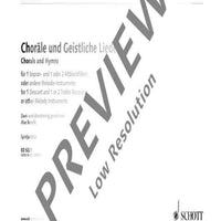 Choräle und Geistliche Lieder - Performing Score