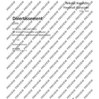 Divertissement - Score and Parts