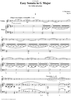 Easy Sonata in G Major for violin and piano - Piano Score