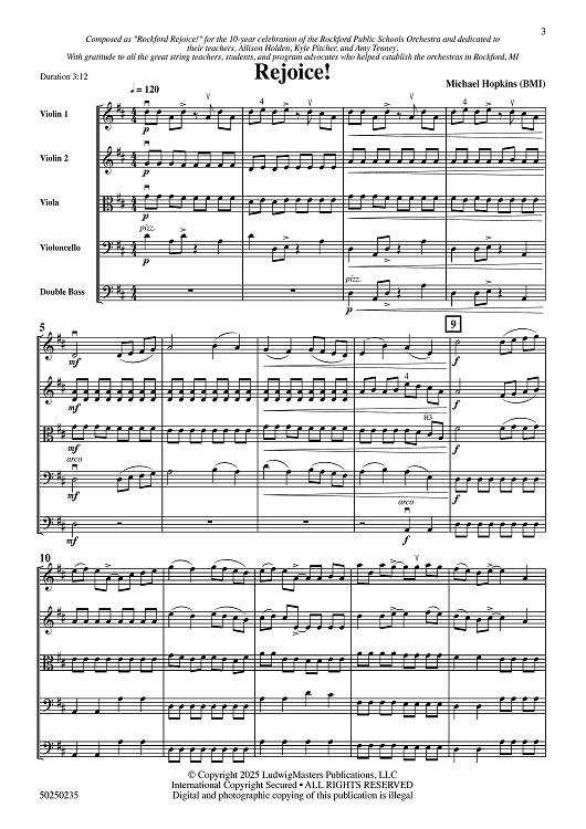 Rejoice! - Full Score