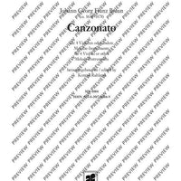 Canzonato - Score and Parts