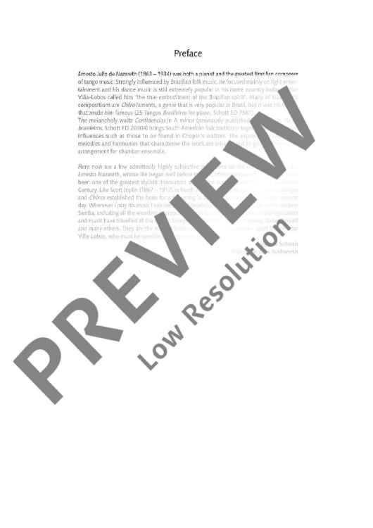 Confidências - Score and Parts