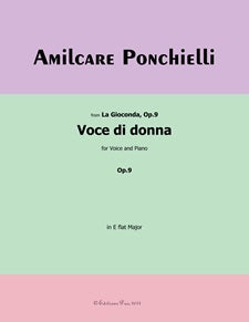 Voce di donna, from La Gioconda, Op.9