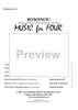 Music for Four, Collection No. 4 - Romance! - Flute/Oboe/Violin 2