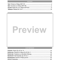 Notes and Contents - Bonus Material