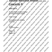 Concerto II G Major - Score and Parts