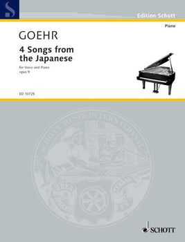 4 Songs from the Japanese - Piano Reduction