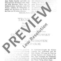 Piano Trio Eb major - Full Score