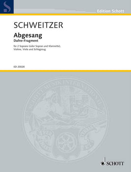 Abgesang - Score and Parts