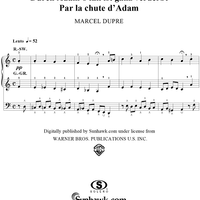 Through Adam's Fall is the World Defiled, from "Seventy-Nine Chorales", Op. 28, No. 21