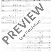 So im Vorüberwehn - Choral Score