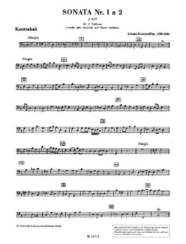 Sonata No. 1 G minor a 2 in G minor - Cello/double Bass