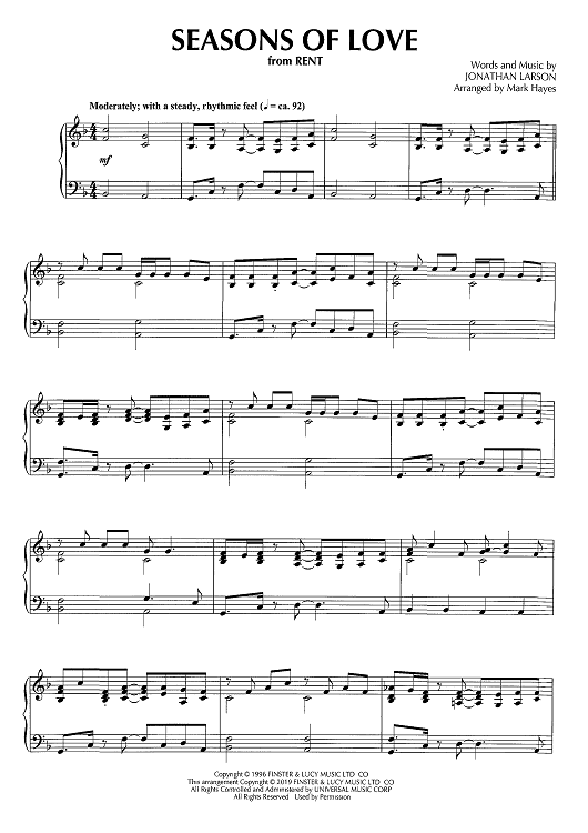 【中古】 Love’s Seasons-songs Of M.howe Seasons Of Love - from Rent