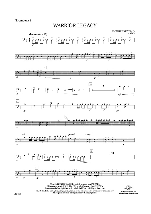 Warrior Legacy - Trombone 1