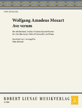 Ave verum in D major - Score and Parts