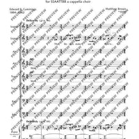 Though Love Be a Day - Choral Score