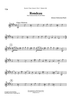 Rondeau - from Orchestral Suite #2 in B Minor - Bb Clarinet 2