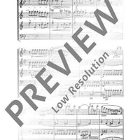 Bläserquintett B flat major - Score and Parts