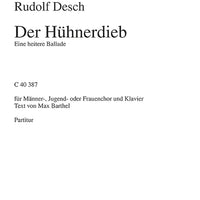 Der Hühnerdieb - Score