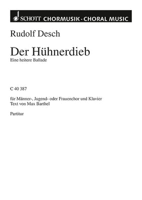 Der Hühnerdieb - Score