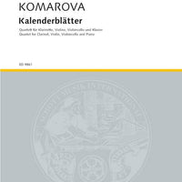 Calendar sheets - Score and Parts