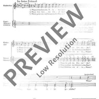 Vier kuriose Geschichten - Choral Score