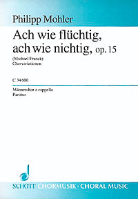 Ach wie flüchtig, ach wie nichtig - Choral Score