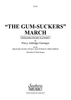 The Gum Suckers March - Piano
