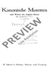 Kanonische Motetten - Choral Score